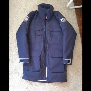 HELLY HANSEN Small (ALMOST NEW) Blue Parka Jacket